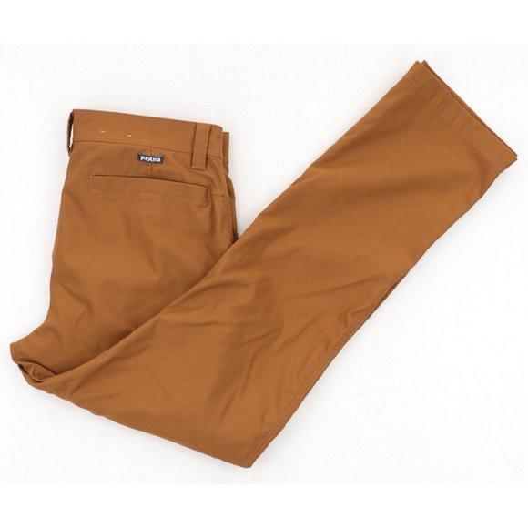 Prana Pants Prana Alameda Pants Mens 32 X 3 Brown Slim Fit Straight